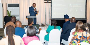 The Deputy CEO of GIPA, Mr. Abdul Razak Baba Delivering a Pitch at the  High Level Bavarian Business Symposium and Networking Event