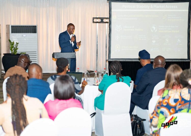 The Deputy CEO of GIPA, Mr. Abdul Razak Baba Delivering a Pitch at the  High Level Bavarian Business Symposium and Networking Event