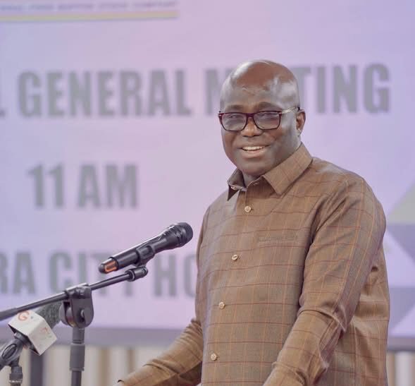 The Minister for Food and Agriculture, Hon. Eric Opoku Giving his Address During the NAFCO Annual General Meeting, 2026