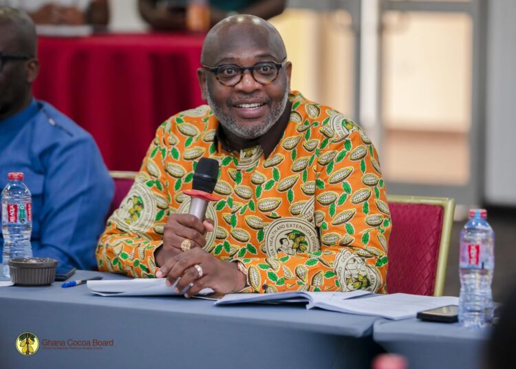Dr. Randy Abbey, CEO of Cocoa Board Addressing the General Public on the New Cocoa Prices