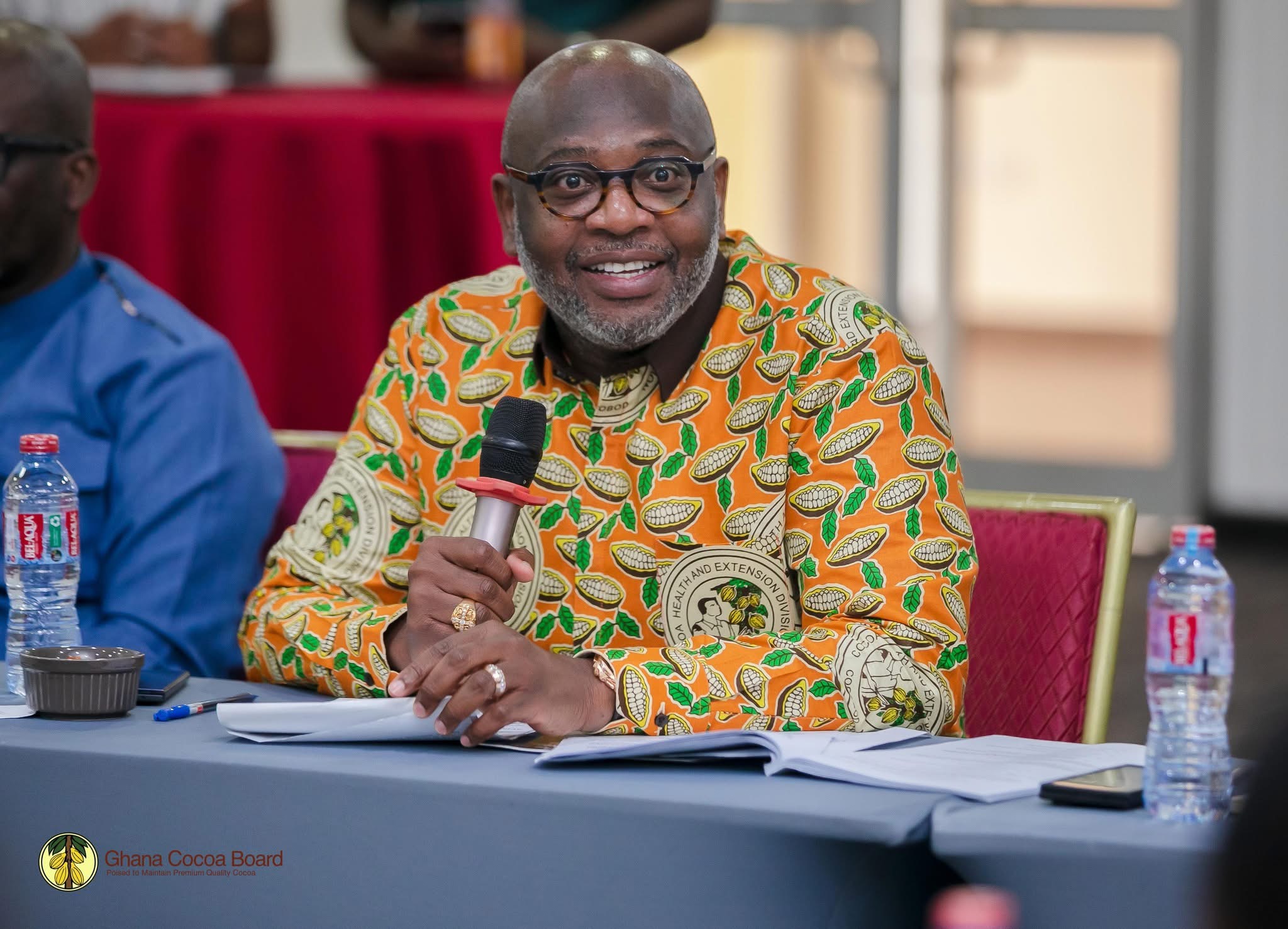 Dr. Randy Abbey, CEO of Cocoa Board Addressing the General Public on the New Cocoa Prices