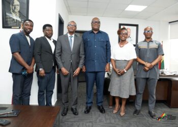GIPA Seeks UNIDO Support for National FDI Strategy 3 GIPA CEO, Mr. Simon Madjie Together with UNIDO After Meeting