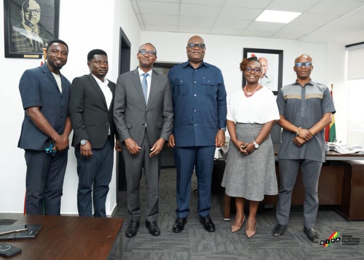 GIPA Seeks UNIDO Support for National FDI Strategy 1 GIPA CEO, Mr. Simon Madjie Together with UNIDO After Meeting