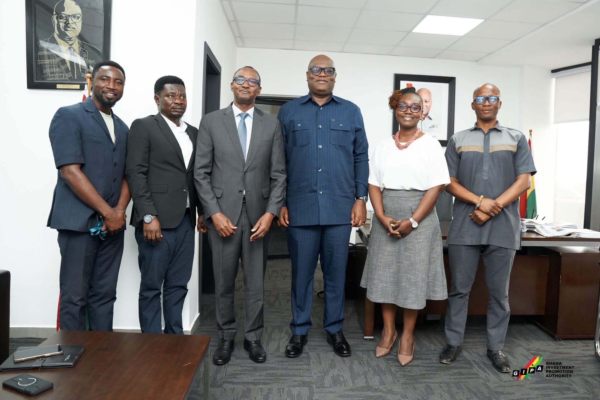 GIPA CEO, Mr. Simon Madjie Together with UNIDO After Meeting