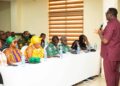 Dr. Andy Okrah, CEO of TCDA Engaging Stakeholders on Compliance and Effective Regulation in Ghana's Tree Crops Sector