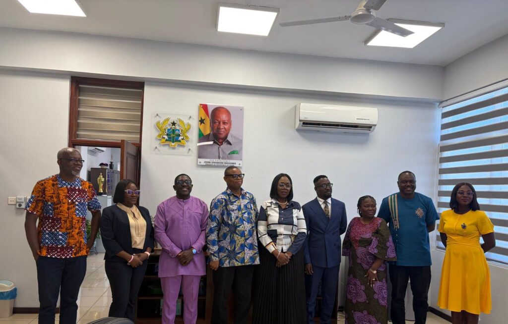 IMANI Engagement Exposes Seven Structural Cracks in Ghana's Social Protection System 3 Members of the IMANI Africa delegation with the technical team of the Ministry of Gender, Children and Social Protection after their working visit at the Ministry in Accra