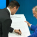 Farage Strikes Migrant Returns Deal With France’s National Rally 14 Nigel Farage and France’s hard-right National Rally (RN) President Jordan Bardella