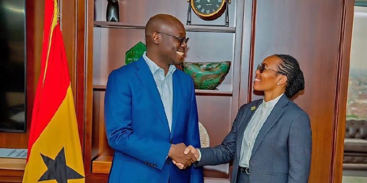Zanetor Agyeman-Rawlings Seeks Finance Ministry Partnership on Green Agenda 1 Minister for Environment, Science and Technology,Dr Zanetor Agyeman-Rawlings and Finance Minister Dr Cassiel Ato Forson