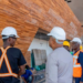 Foreign Affairs Minister Samuel Okudzeto Ablakwa inspects the ultramodern VIP Lounge project at the Accra International Airport.