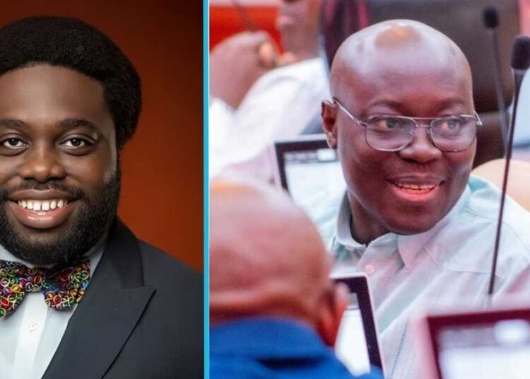 Kow Abaka Essuman, former Legal Counsel to President Akufo-Addo, left, and Finance Minister Dr Cassiel Ato Forson, right, who has until Friday to settle the demand.