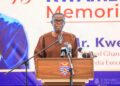Kwesi Pratt: Constitutional Amendments Alone Cannot Fix Ghana's Governance Crisis 9 Kwesi Pratt Jnr. delivers the opening lecture of the 15th Kwame Nkrumah Memorial Lectures at the University of Cape Coast, where he argued that no constitution enforces itself. Photo: University of Cape Coast