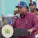 Mahama Unveils Agbogbloshie Urban Renewal Project As Waste Evacuation Begins 18 President Mahama addresses the gathering, where he unveiled plans to turn the cleared site into an industrial park anchored by a major textile factory for young people. Photo: The Presidency, Republic of Ghana