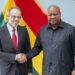 President John Dramani Mahama with David Zapolsky, Amazon's Senior Vice President and Chief Global Affairs and Legal Officer, during talks on the sidelines of the 81st UN General Assembly in New York. Photo: The Presidency, Republic of Ghana