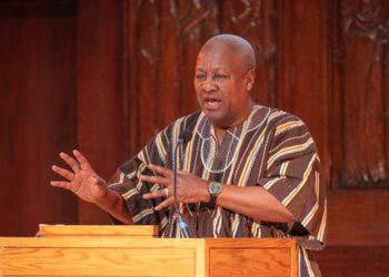 Mahama Outlines Ghana's Ambitious Healthcare Reforms to Meet SDG Targets 4 President John Dramani Mahama addresses the town hall meeting with the Ghanaian community in New York on Friday, 25 September 2026, at the close of his engagements around the 81st UN General Assembly. Photo: The Presidency, Republic of Ghana