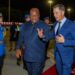 Mahama Joins 30 Nations in Belgrade to Mark NAM's 65 Years 14 President Mahama walks with his Serbian host along the tarmac after touchdown in Belgrade for the two-day NAM commemoration.