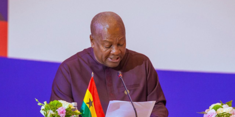 President Mahama delivers Ghana's address at the 65th Anniversary High-Level Meeting of the Non-Aligned Movement in Belgrade.