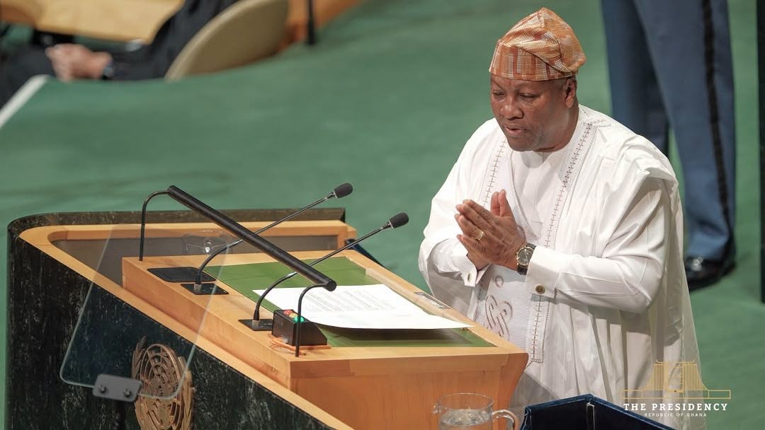 President John Dramani Mahama delivers Ghana speech at the 81st UN General Assembly Debate
