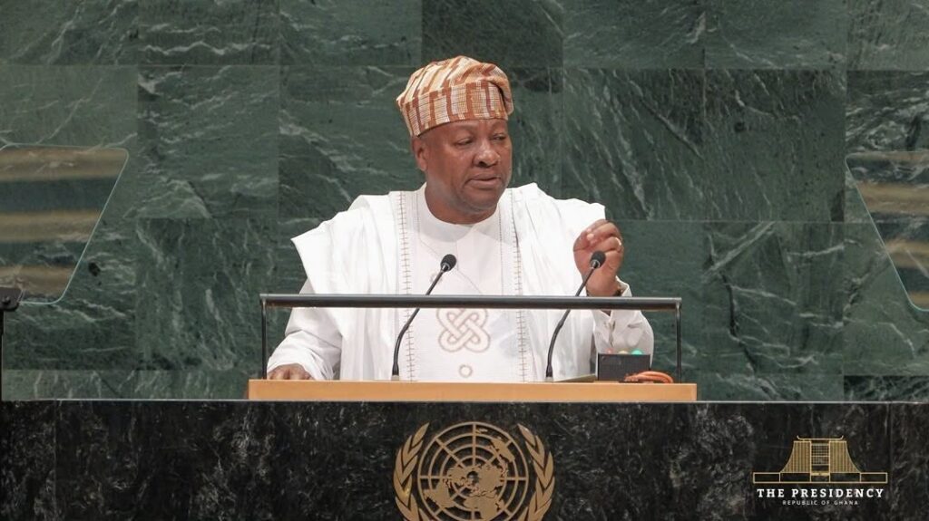No Race Superior, No Nation Inferior: Mahama Demands Equal Respect at UN 3 President John Dramani Mahama delivers Ghana speech at the 81st UN General Assembly Debate