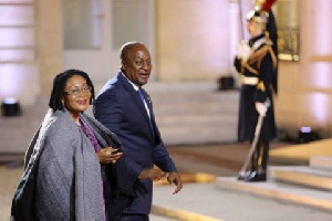 Mahama Heads To 81st UN General Assembly With Two High-Level Side Events 4 President of Ghana arrives, HE John Dramani Mahama and First Lady Lordina Mahama