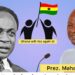 Image of Ghana's Ist President Dr Kwame Nkrumah and current President John Dramani Mahama