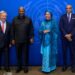 President John Dramani Mahama with UN Secretary-General António Guterres and senior United Nations officials in New York on Tuesday, 22 September 2026, during a day of bilateral engagements on the sidelines of the 81st General Assembly. Photo: The Presidency, Republic of Ghana