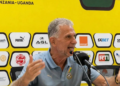 Black Stars head coach Carlos Queiroz at the post-match press conference in Bouaké