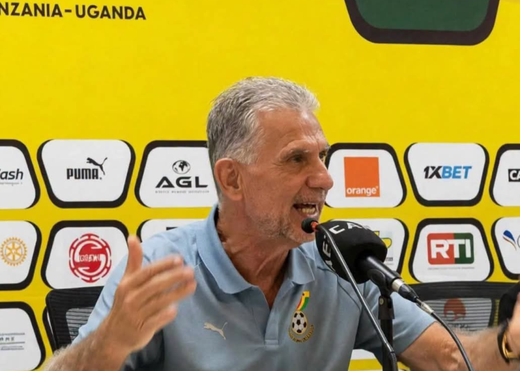 Queiroz Cries Over Ivory Coast Penalty, Renard Unfazed by Excuses 1 Black Stars head coach Carlos Queiroz at the post-match press conference in Bouaké