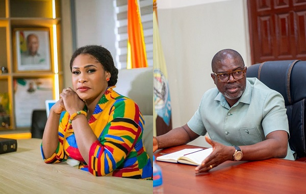 Presidency Affirms TMA's Planning Authority Over TDC in Tema Dispute 4 Left: Ebi Bright, Metropolitan Chief Executive (MCE), commonly referred to as the Mayor, of the Tema Metropolitan Assembly (TMA) and Right: Managing Director (boss) of TDC Ghana Limited (Tema Development Company), Courage Kweku Makafui Nunekpeku.