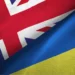 UK and Ukraine stands side by side.