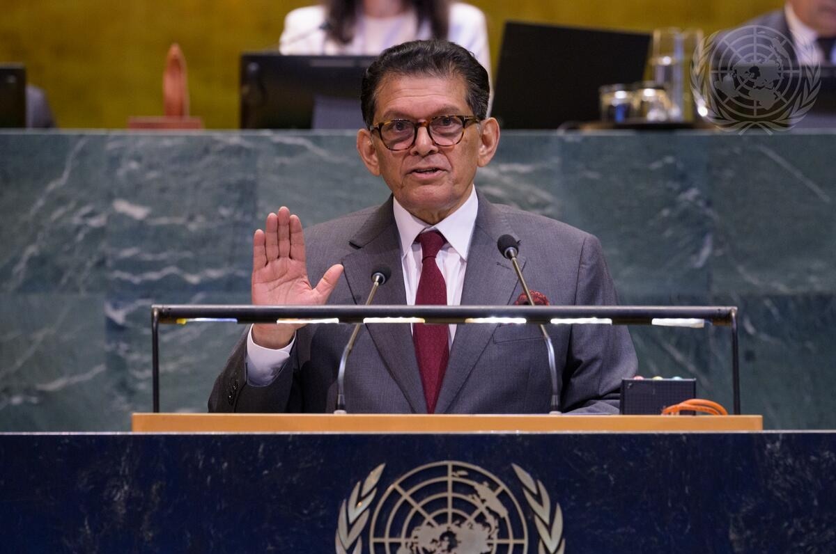 United Nations General Assembly President Khalilur Rahman 1