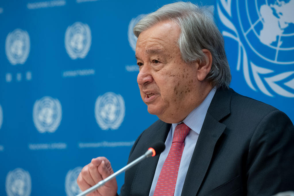 United Nations Secretary-General Urges World Leaders to Invest in Peace 2 United Nations Secretary General Antonio Guterres