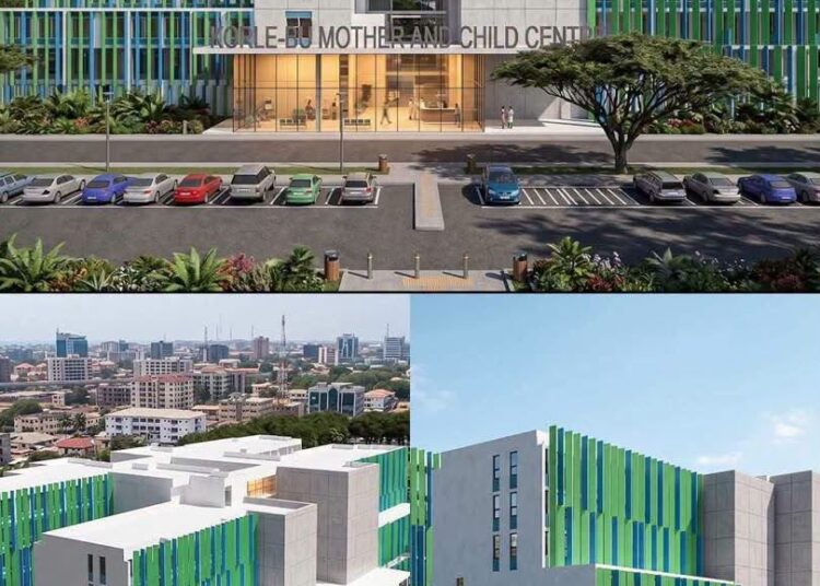 Mahama Begins 400-Bed Mother and Child Block at Korle Bu Teaching Hospital 1 A Modern 400-bed Mother and Child Block at the Korle Bu Teaching Hospital.