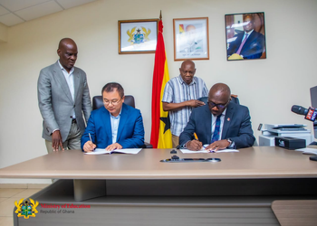 UCC Secures US$500 Million Deal For 28,000-Bed Student Housing 3 Minister for Education, Hon. Haruna Iddrisu, and Some delegates From UCC and GSC Property Investment Limited at the signing of MoU
