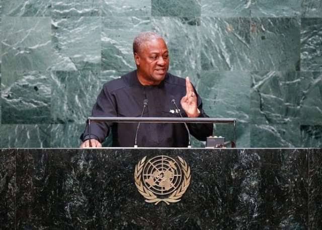Mahama Announces 1,200MW Gas Power Expansion 3 President of the Republic of Ghana, John Dramani Manama at the 81st UN General Assembly