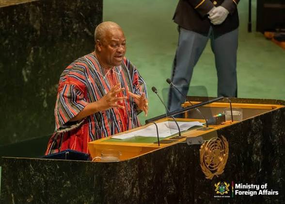 Mahama Announces 1,200MW Gas Power Expansion 4 President of the Republic of Ghana, John Dramani Manama at the 81st UN General Assembly
