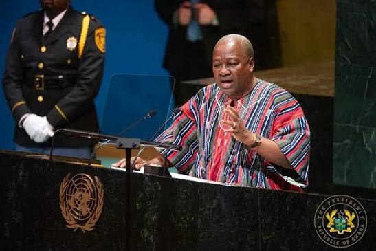 Mahama Announces 1,200MW Gas Power Expansion 6 President of the Republic of Ghana, John Dramani Manama at the 81st UN General Assembly