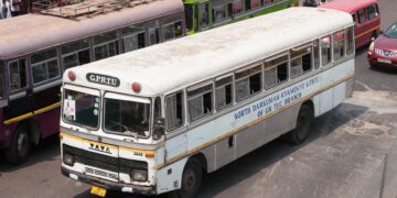 GPRTU commercial buses in Accra amid Ghana transport fare debate
