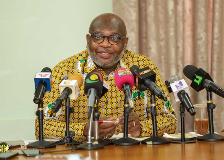 Dr. Ransford Annetey Abbey, Chief Executive Officer of the Ghana Cocoa Board (COCOBOD)