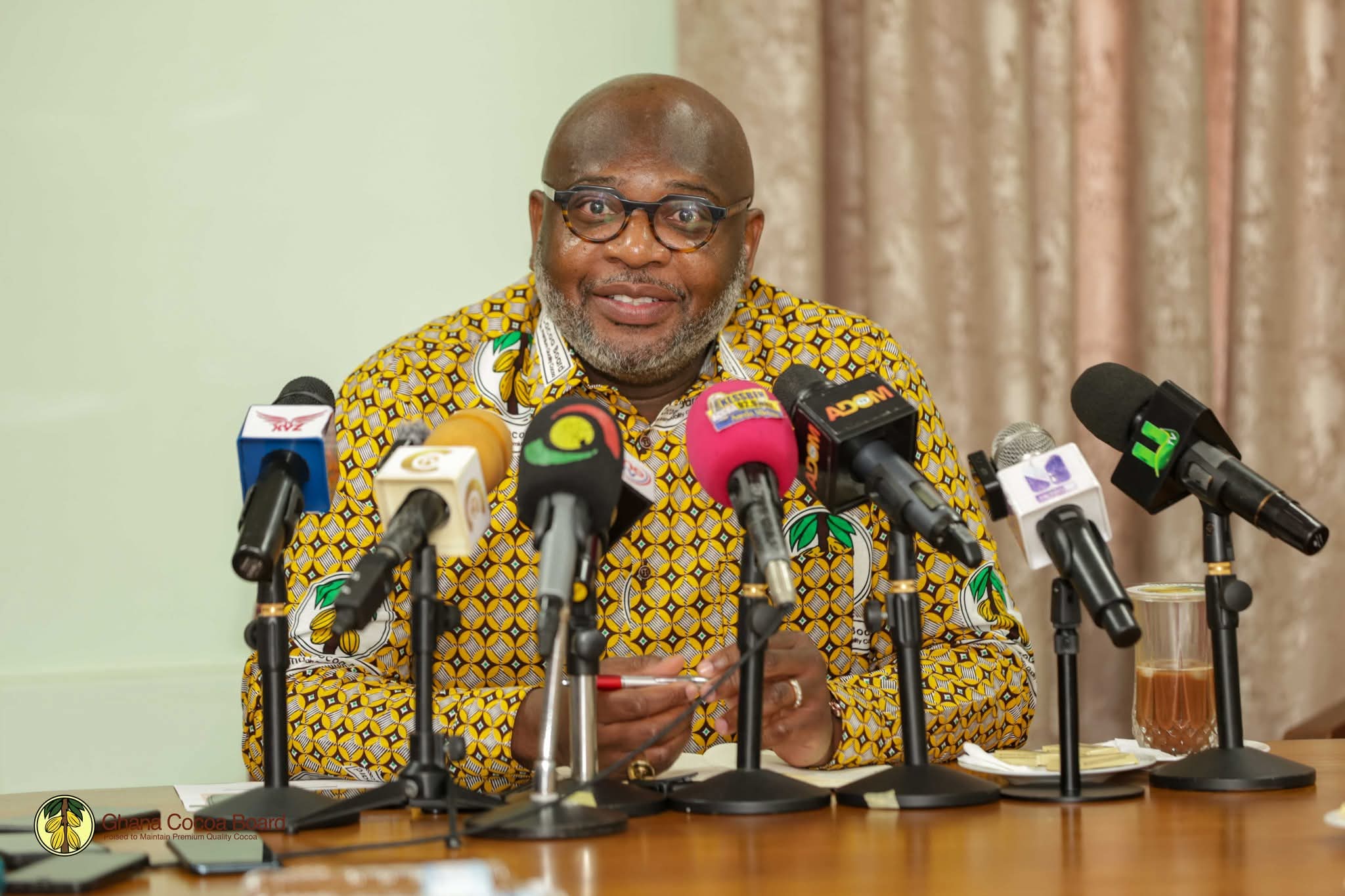 Dr. Ransford Annetey Abbey, Chief Executive Officer of the Ghana Cocoa Board (COCOBOD)