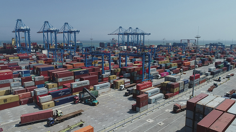 Falling Import Prices Strengthen Ghana’s Inflation Buffer 2 Imported cargo and containers at Tema Port Ghana