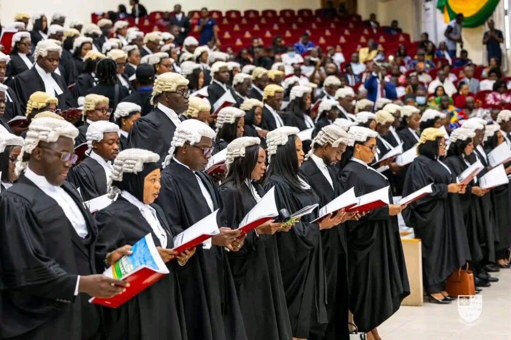 Newly minted Solicitors and Barristers of the Supreme Court of Ghana