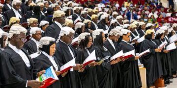 Newly minted Solicitors and Barristers of the Supreme Court of Ghana