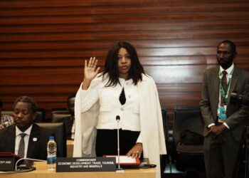 AU Commissioner Cites Goldbod Model for Continental Mineral Policy 4 Her Excellency Francisca Tatchouop Belobe