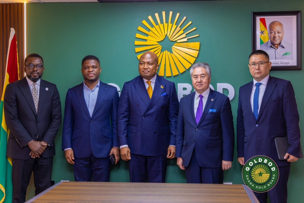 Ghana Grabs $10.8bn from ASM sector in 2025 – GoldBod CEO Recounts 3 Sammy Gyamfi, Esq., GoldBod CEO with delegation from the Kyrgyz Republic