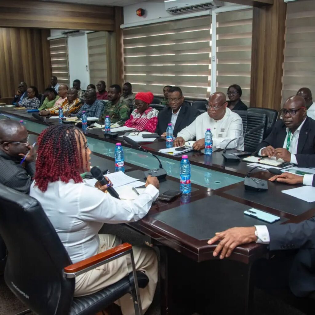 The Presidential Policy Delivery Unit (PDU) with Ministry of Lands and Natural Resources