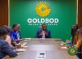 Ghana Gold Board (GoldBod), Richard Nunekpeku, Esq., with a delegation from the United Nations University Institute for Natural Resources in Africa (UNU-INRA),