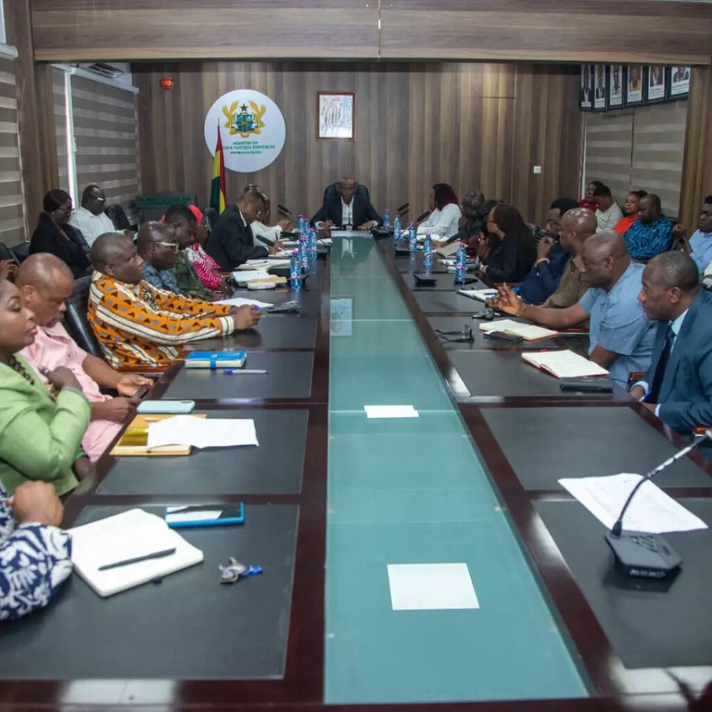 The Presidential Policy Delivery Unit (PDU) with Ministry of Lands and Natural Resources