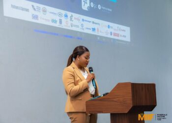 MIIF Boss, Mrs. Justina Nelson at Cyber Security Authority event