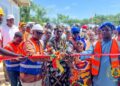 Lands Minister with the traditional leaders of Nzema