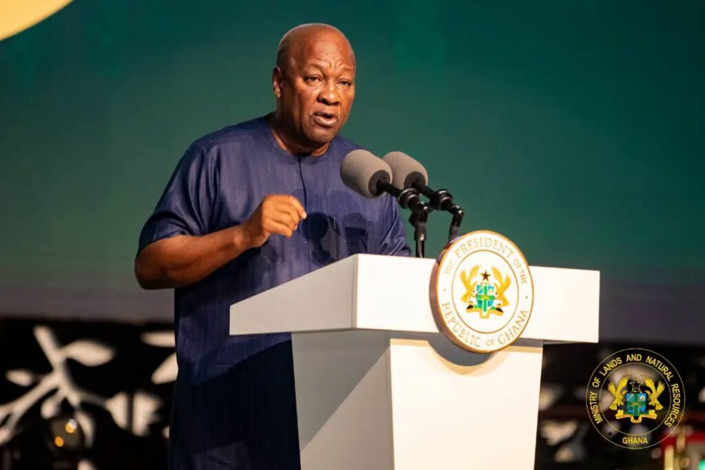 Lands Minister Woos Mining Investors to Harness Africa's Mineral Wealth 3 President John Dramani Mahama